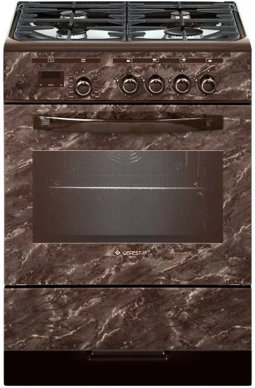 Плита газовая Gefest ПГ 6300-03 0054, 4 конфорки, духовка 52 л, 60 см