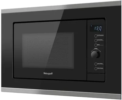 СВЧ-печь Weissgauff 430873 HMT-720 BX Grill, 20 л, 700 Вт, черная, встраиваемая