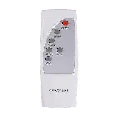 Вентилятор Galaxy GL 8113, напольный колонный, 75 Вт, 3 скорости, LED