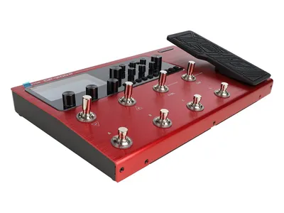 Процессор эффектов Valeton GP-200R, 70+ усилителей, 240+ эффектов, USB-аудиоинтерфейс, красный