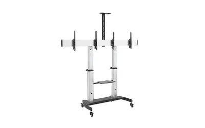 Мобильная стойка Wize Pro MH255, для 2 дисплеев 37"-60", до 50 кг