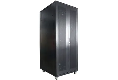 Шкаф серверный Wize Pro W42U10080R-RD, 19", 42U, 800×1000 мм, нагрузка 800 кг, сталь