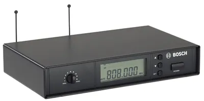 Приёмник радиомикрофона Bosch MW1-RX-F4, УВЧ 606–630 МГц, 193 канала, True Diversity