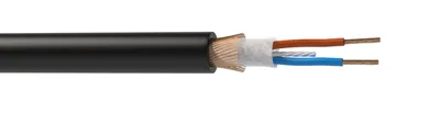 Кабель Wize WMC24300FP, микрофонный, 300м, 24 AWG, экран