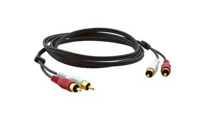 Кабель Kramer 95-0202002, 2 RCA на 2 RCA, 0.6м