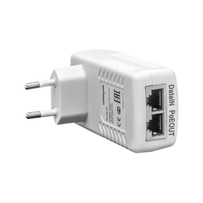 PoE-инжектор POWERTONE PI-250-1P, 1×10/100BASE-TX, passive PoE 50В, 25Вт