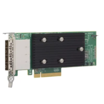 HBA-адаптер LSi 05-25704-00 9305-16E, PCIe 3.0 x8, 16 портов SAS 12 Гбит/с, 4×SFF8644