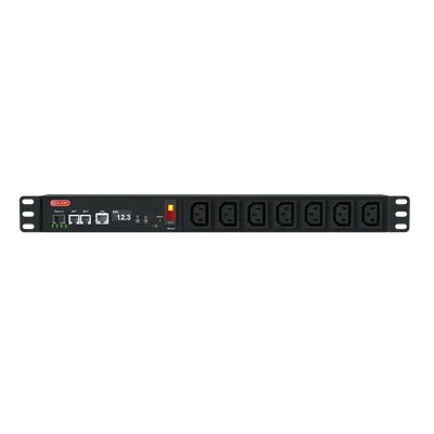 Блок распределения питания Elemy iPDU-1503, 1U 19", 230 В, 15 А, 7×C13