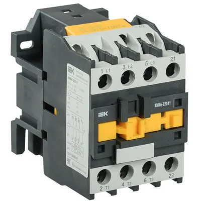 Контактор ИЭК КМИе-22510 (KKME21-025-230-10), 25 А, 230 В AC3, 1НО