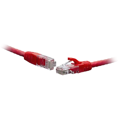 Патч-корд SNR SNR-UU4-5E-003-LST-RD, Cat.5e, 0.3м, LSZH, красный