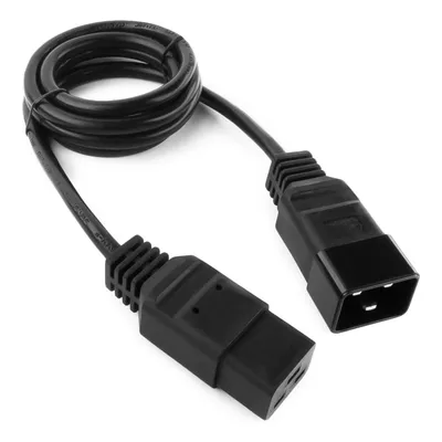 Кабель питания Cablexpert PC-C20-C19-16A-1.5, IEC320-C20/C19, 16 А, 1.5 м