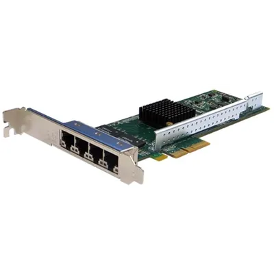 Сетевой адаптер Silicom PE2G4I35L, 4×1GbE RJ45, PCI-E x4, Intel i350