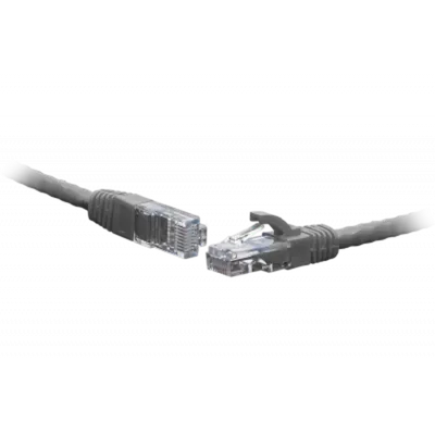 Патч-корд SNR SNR-UU4-5E-015-LST-GY, U/UTP, cat.5e, 4 пары, 1,5 м, LSZH, серый
