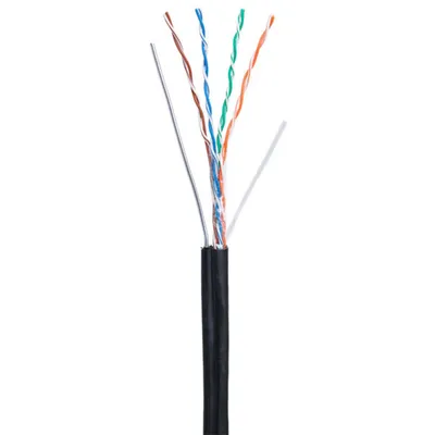 Кабель NETLAN EC-UU004-5E-PE-SW-BK, U/UTP, кат.5e, 4 пары, внешний, PE, 305м