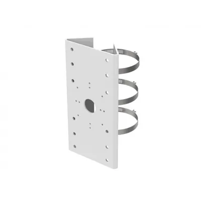 Кронштейн Hikvision DS-1275ZJ-SUS, на столб, нержавеющая сталь, 127×46×250 мм