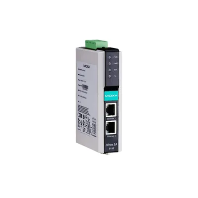 Преобразователь MOXA NPort IA-5150, 1×RS-232/422/485, 2×10/100BaseTX