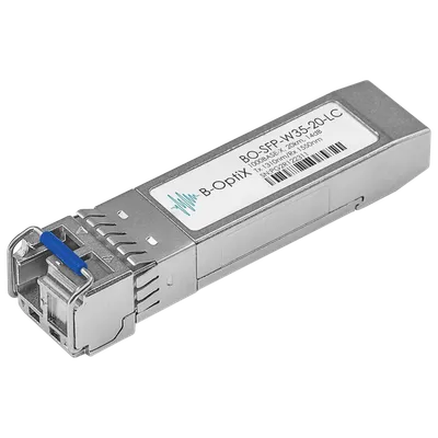 Модуль SFP B-OptiX BO-SFP-W35-20-LC, 1Gbps, 1310нм Tx/1550нм Rx, 20км, LC, SMF