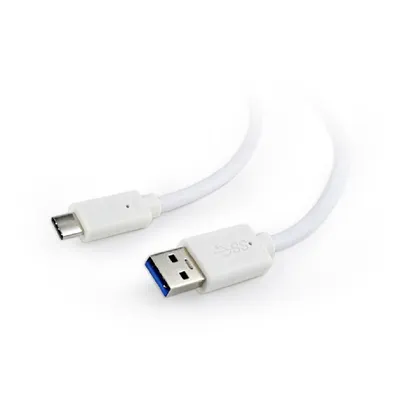 Кабель Cablexpert CCP-USB3-AMCM-1M-W, USB 3.0 AM/Type-C, 1м, 3А, 36Вт