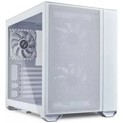 Корпус Lian Li O11 Air Mini G99.O11AMW.00, E-ATX/ATX/m-ATX, белый