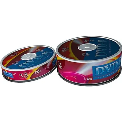 Диск DVD-R VS VSDVDRS2501, 4.7ГБ, 16x, 25шт