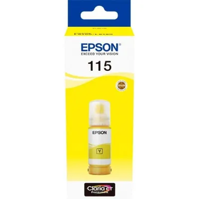 Чернила Epson C13T07D44A, 115, желтый, 70 мл, для L8160/L8180