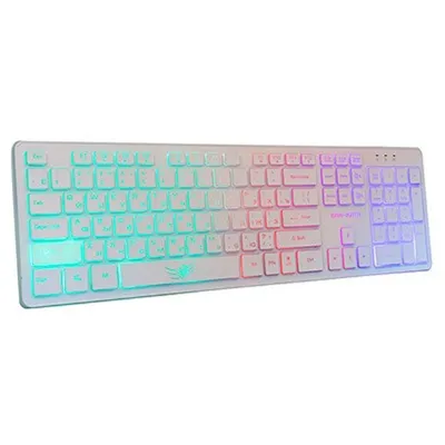 Клавиатура Dialog Gan-Kata KGK-17U WHITE, игровая, USB, RGB, белая