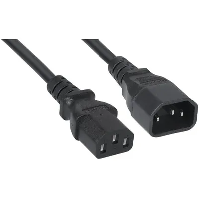 Кабель питания Cabeus PC-189-VDE-1.2M, IEC C13 - C14, 1.2м