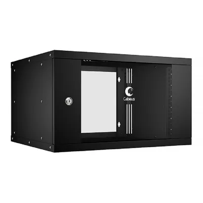 Шкаф телекоммуникационный Cabeus WSC-05D-6U55/45-BK, 19", 6U, 550×450 мм, IP20
