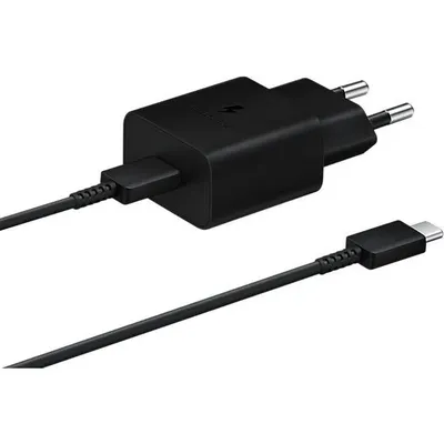 Зарядное устройство Samsung EP-T1510XBEGEU, USB-C, 15W
