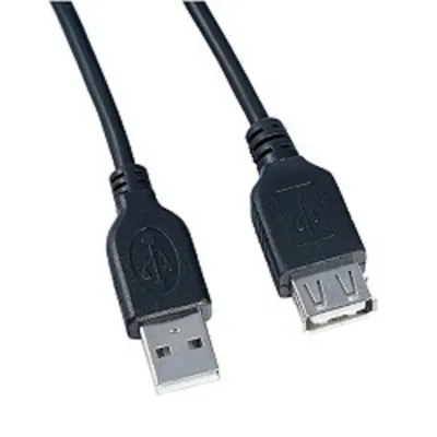 Кабель Perfeo U4505 USB 2.0 A вилка — A розетка, 5 м, чёрный