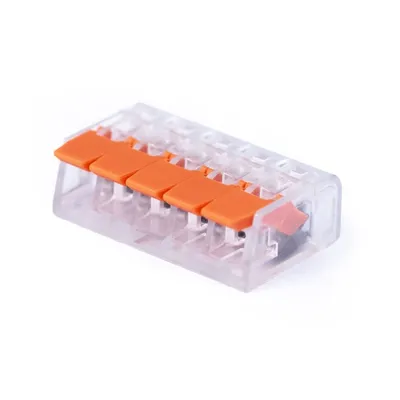 Клемма пружинная Cabeus MX-415, 5 контактов, 0,2–4 мм², 220 В