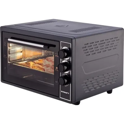 Мини-печь KRAFT KF-MO 3801 BL, 1500 Вт, 38 л, черный