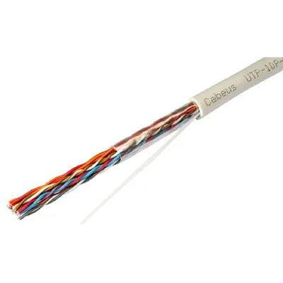Кабель Cabeus UTP-10P-Cat.5-IN-LSZH, U/UTP, Cat.5, 10 пар, 24 AWG, LSZH