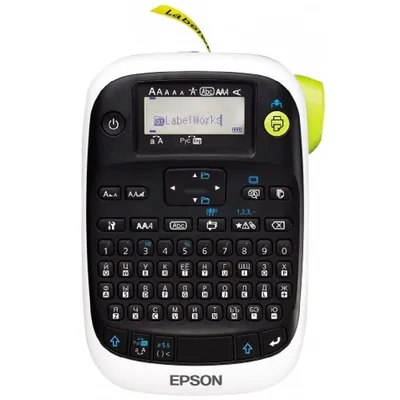 Принтер ленточный термотрансферный EPSON LabelWorks LW-400 180 dpi, 6 мм/сек, белый