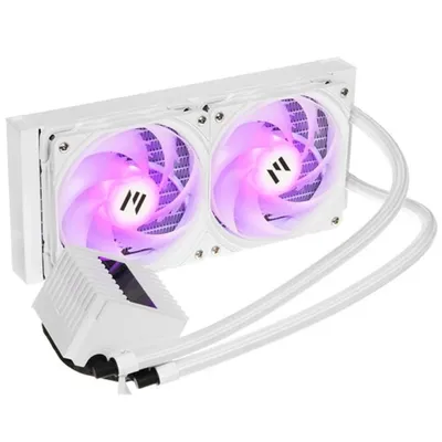 СВО ZALMAN Alpha2 A24 White, 240 мм, 2×120 мм ARGB, LGA 1700/AM5