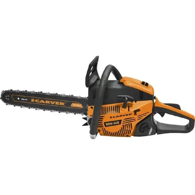 Бензопила Carver RSG 345, 1800 Вт, шина 380 мм, цепь 0,325-1,5-64 звена