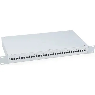 Кросс-бокс Cabeus FO-19-32ST, оптический, 19", 1U, 32 порта ST/FC, сталь