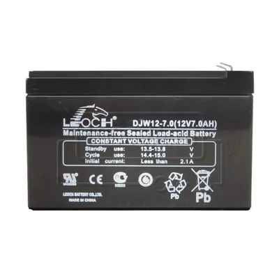 Аккумулятор Leoch DJW12-7.0 F2, 12 В, 7 А·ч, свинцово-кислотный