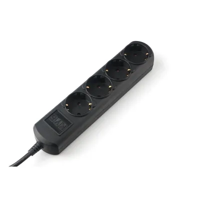 Удлинитель PowerCube PC-1B-3M, 3м, 4 розетки, 10А