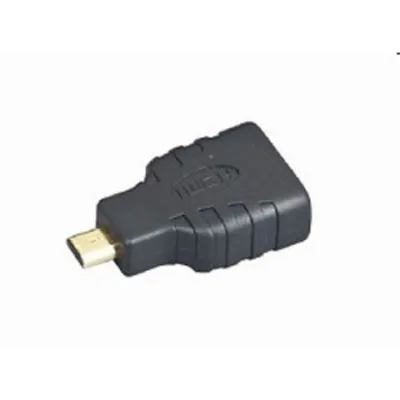 Переходник Gembird A-HDMI-FD, HDMI 19F — microHDMI 19M, позолоченные контакты, чёрный