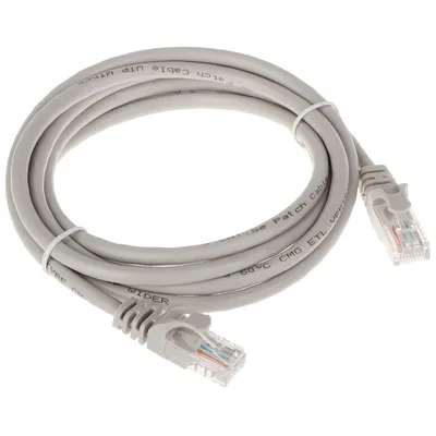 Патч-корд Bion BPC-U5E101-1.5M, U/UTP Cat.5e, 1.5 м, серый