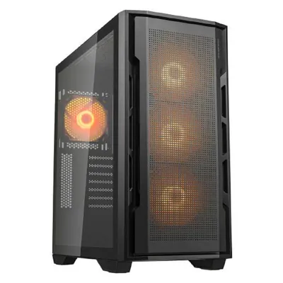 Корпус COUGAR CGR-5C78B-X-RGB-V2, Uniface X RGB V2 Black, E-ATX, 4×140mm ARGB