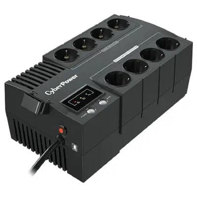 ИБП CyberPower BS850E, 850ВА/480Вт, линейно-интерактивный, 8xSchuko