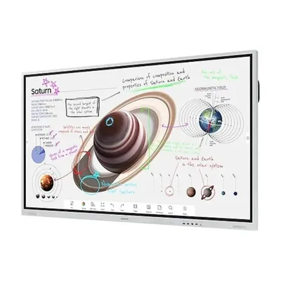 Интерактивный дисплей Samsung LH75WMBWLGCXCI, 75", UHD, 350cd, OPS-слот