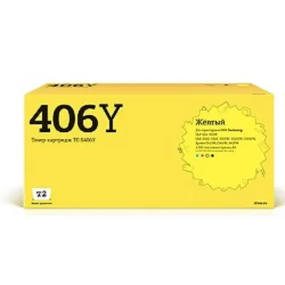 Картридж лазерный T2 TC-S406Y, желтый, 1000стр., для Samsung CLP