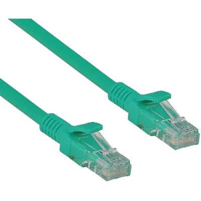 Патч-корд ExeGate EX258665RUS, UTP, Cat.5e, 0.3 м, зеленый