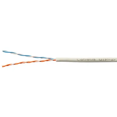 Кабель Cabeus UTP-2P-Cat.5e-SOLID-GY-LIGHT-500, UTP Cat.5e, 2 пары, 500м, серый