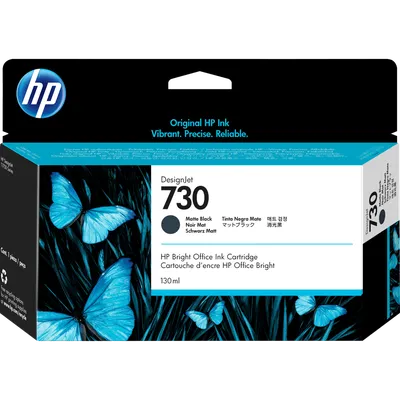 Картридж HP P2V65A, Matte Black, 130 мл, для DesignJet