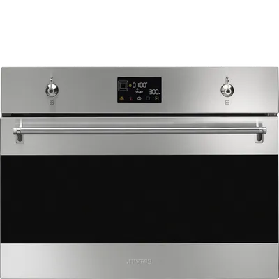 Духовой шкаф SMEG SO4302M1X, 40 л, СВЧ, 250 °C, нержавеющая сталь