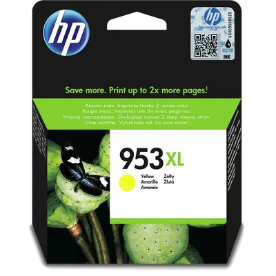Картридж HP F6U18AE, 953XL Yellow, 1600 стр